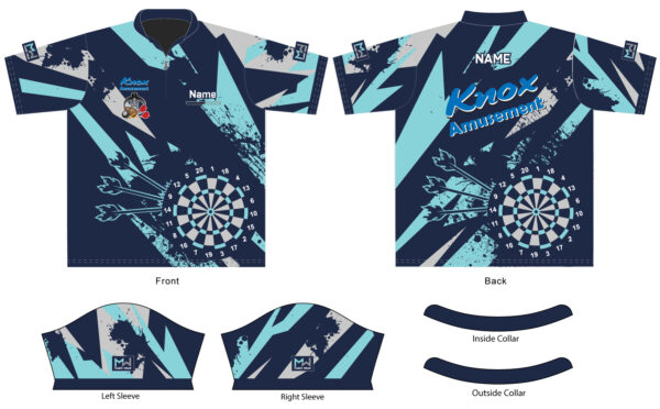 BLUE Knox Amusement Dart Jersey - Image 3