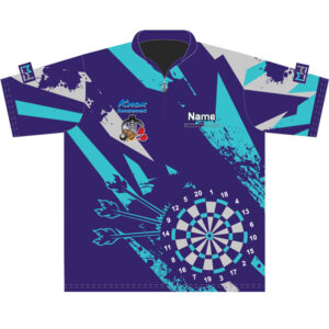 TEAL & PURPLE Knox Amusement Dart Jersey